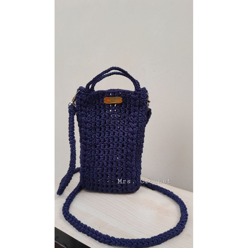 Tas hp Rajut Handmade - Phone Bag Rajut Handmade