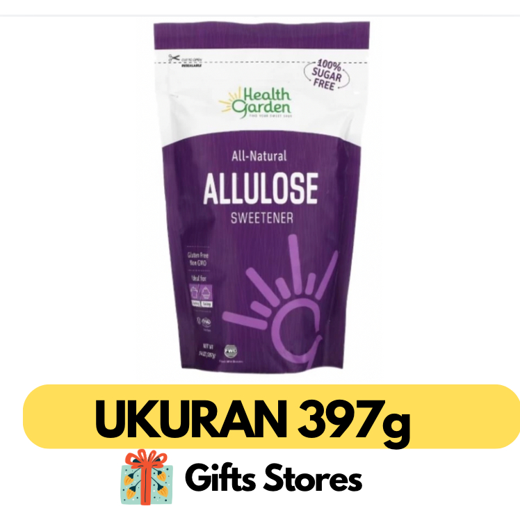 

Health Garden All Natural Allulose Sweetener 397 Gram 100% Original USA