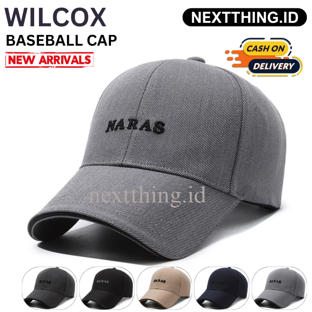NEXTTHING.ID - WILCOX NARASON topi pria topi wanita topi baseball topi trendy topi NARASON