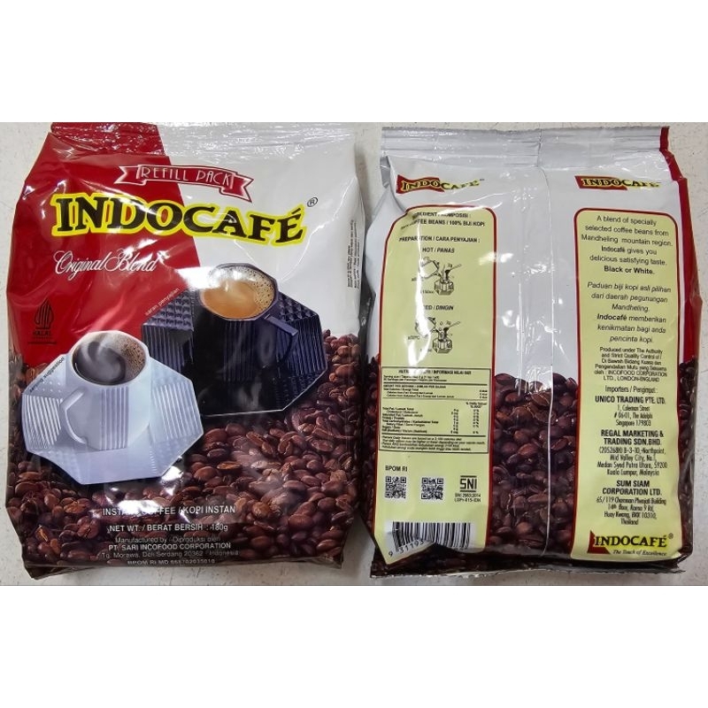 

Indocafe Original Blend 180g Refill Pack