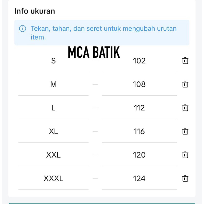 JHJ Putih 402 Hem Batik Pria Bahan Katun Lengan Pendek