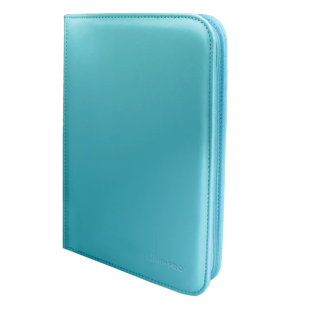 

Ultra Pro Vivid 4 Pocket Zippered PRO-Binder Light Blue