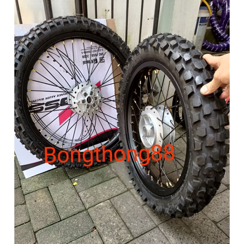 Velg  trail Scorpio ring 18 21 16 19 modifikasi trail Scorpio set ban semi trail IRC 18/21