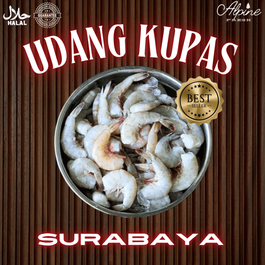 

Udang Kupas XL 500g Super Fresh!