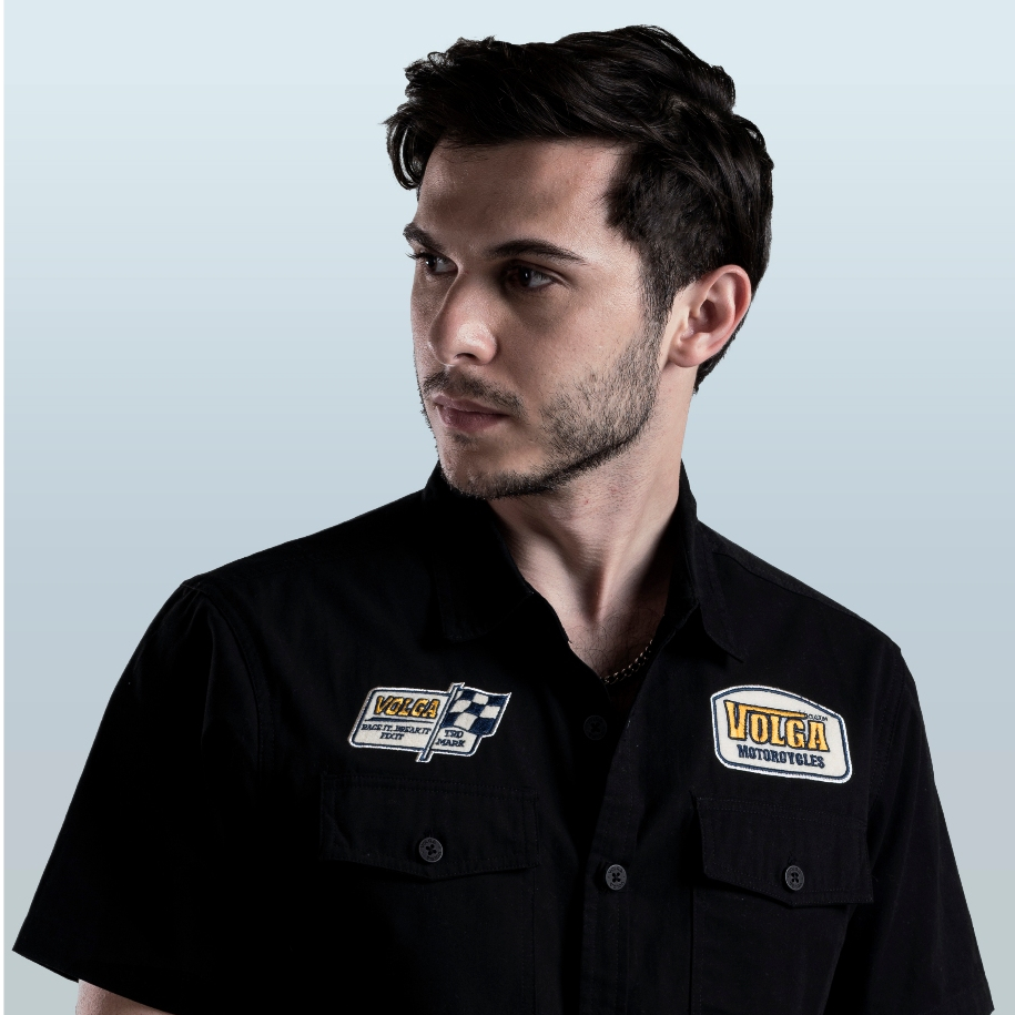 Volga - SS Workshirt Volga Simple Workshirt Black