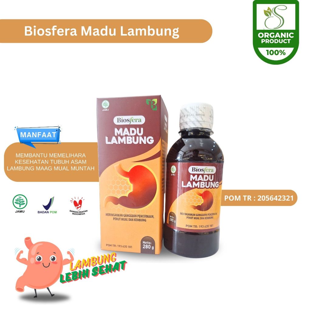 Madu Lambung biosfera Biomaag, Madu Bio Maag asli, Madu BIomaag Original untuk Asam Lambung,