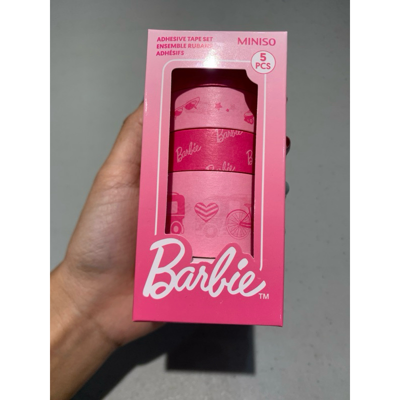 

Miniso Barbie Collection 5-Roll Adhesive Tape Set PDQ