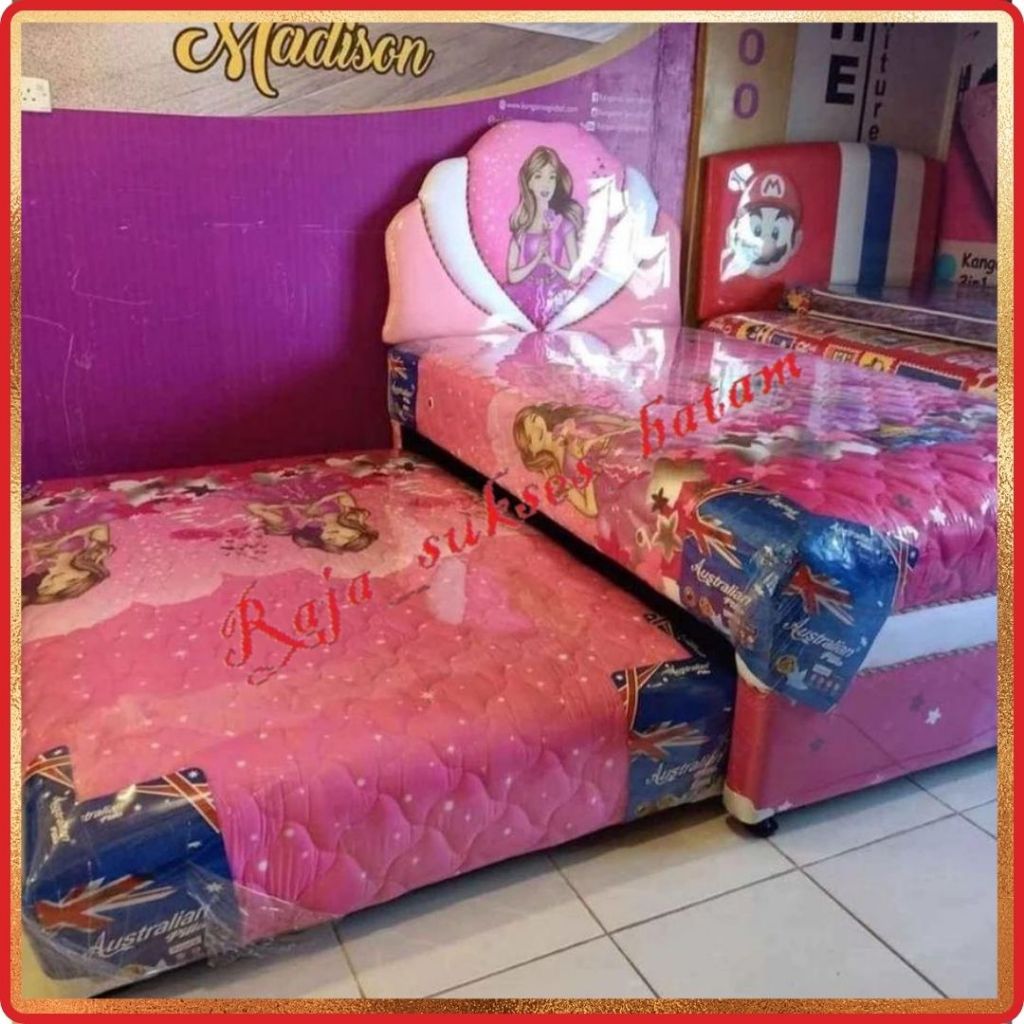 Kasur Sorong Motif Bed Sorong Austaralian Pillo Kasur Sorong Anak 120 x 200cm Termurah BATAM