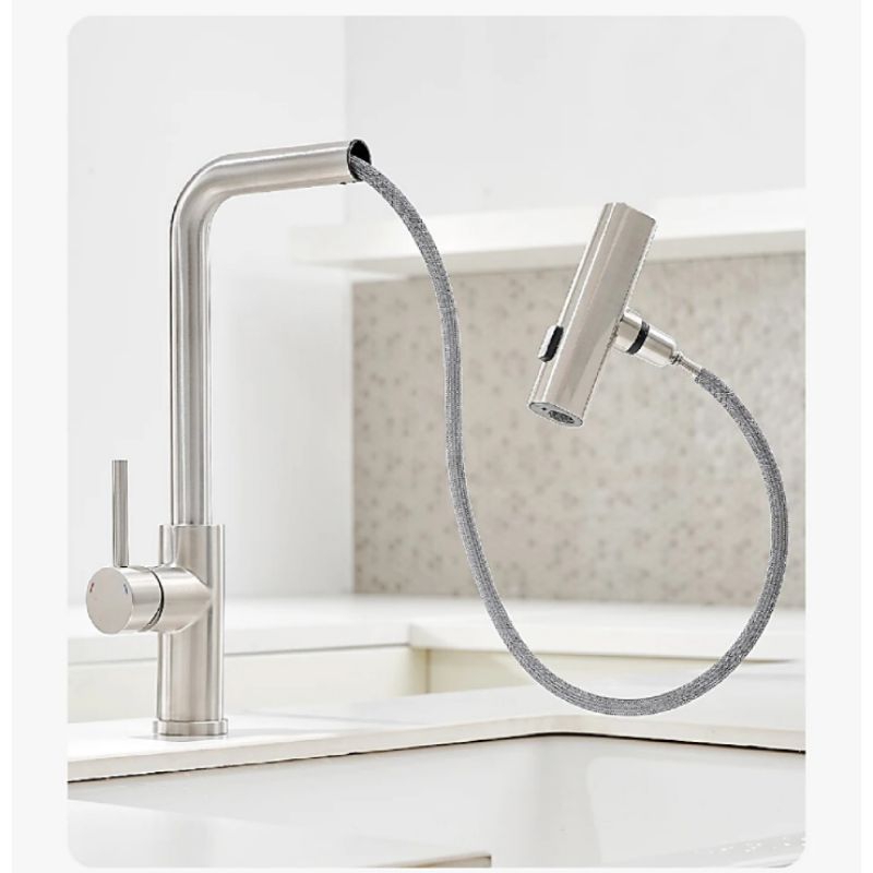 Kran bak cuci piring panas dingin meja/Kran sink tarik meja panas dingin