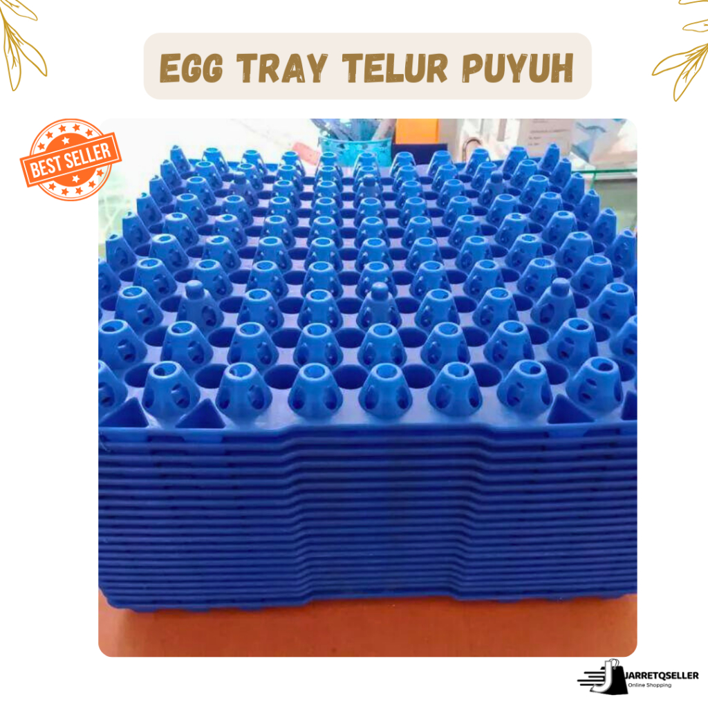 🆕 Egg Tray Puyuh Plastik Tebal Dan Kuat | Egg tray Tatakan Telur Puyuh Plastik | Kapasitas 90 Butir