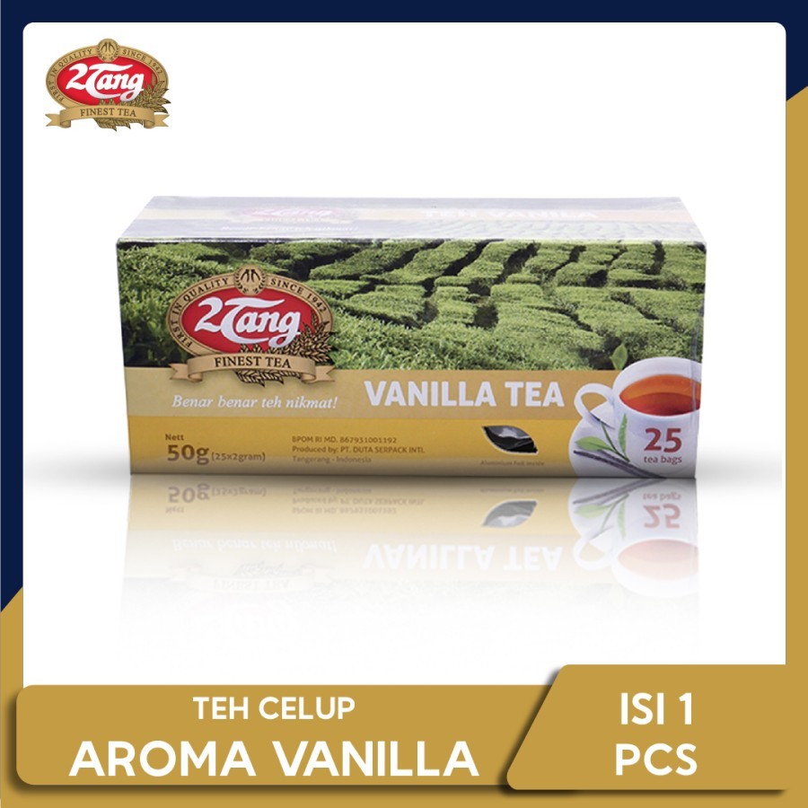 

2Tang Vanilla Tea Teh Celup [1 box @25 kantong/ 2gr]