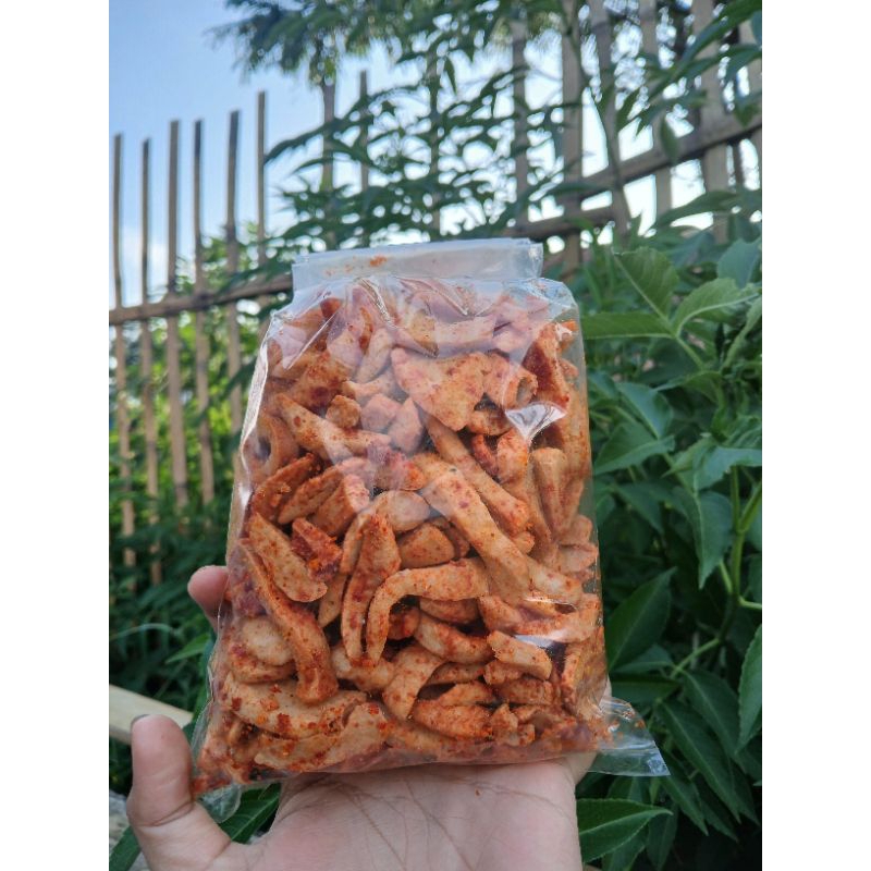 

Basreng virall sultan pedas daun jeruk 250 gr cemilan kering