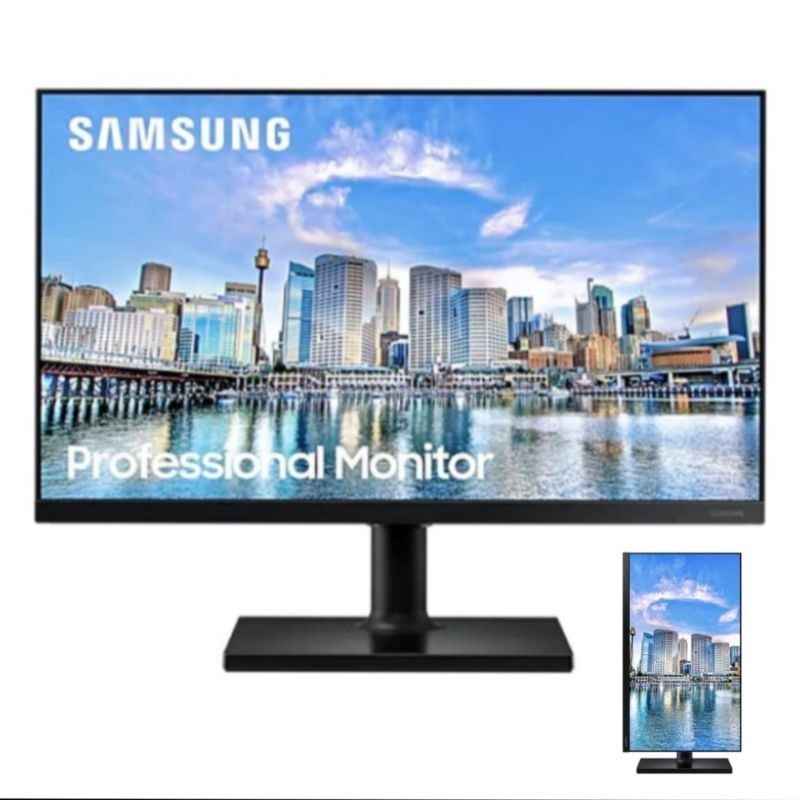 MONITOR LED SAMSUNG 27" LF27T450FQEXXD FLAT 75HZ IPS PIVOT SWIVEL