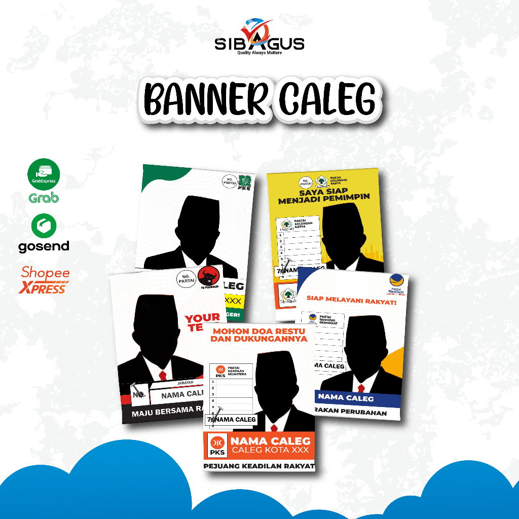 Cetak Banner Caleg Kampanye | Spanduk Caleg untuk Kampanye