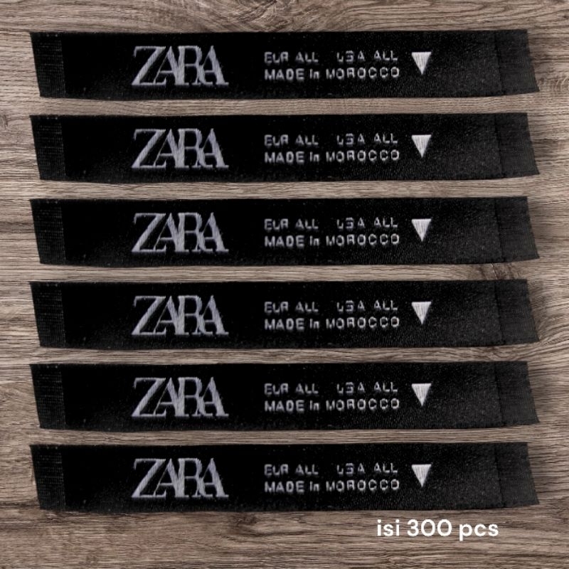 

TAG ZARA | WOVEN RAJUT ZARA MD MOROCCO (300 PCS)