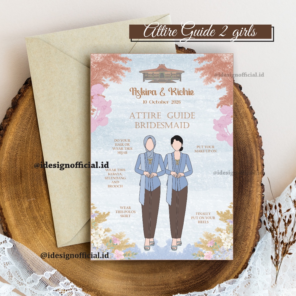 Attire Guide Bridesmaid / Panduan Busana Bridesmaid