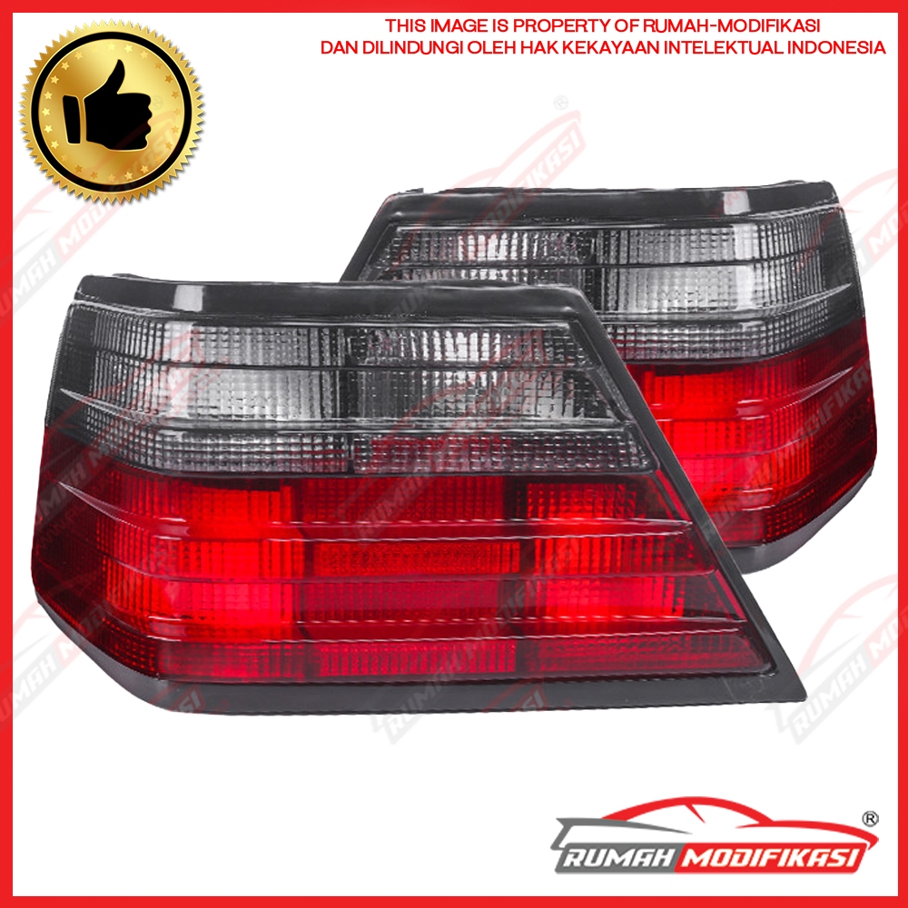 STOP LAMP - BENZ W124 E-CLASS 1986-1995 - CRYSTAL - RED SMOKE - TYC