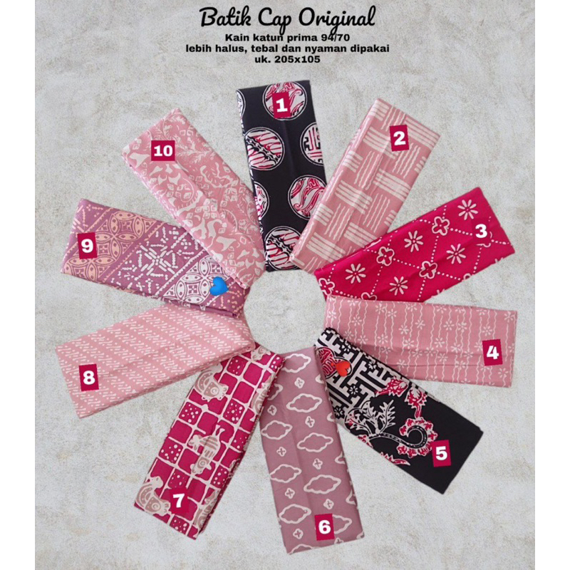 Sarung Batik wanita model terkini batik pekalongan batik cap