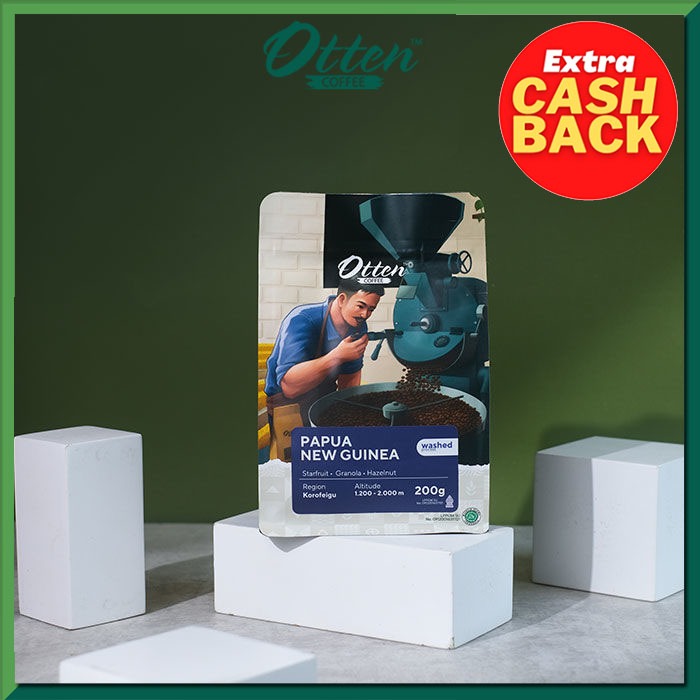 

Kopi Arabica Papua New Guinea 200g - Biji / Bubuk Kopi Otten Coffee