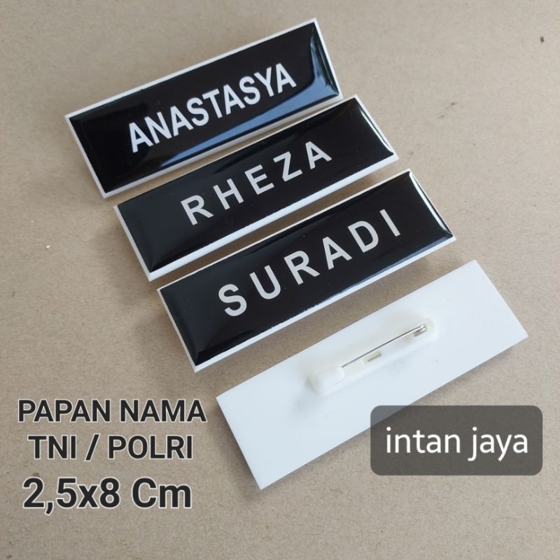 

Papan Nama TNI DAN POLRI UKURAN 2,5X8