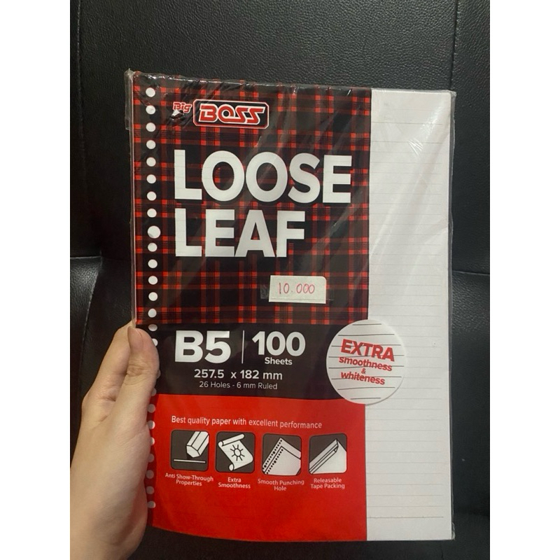 

Kertas Binder File Big Boss B5 isi 100 lembar