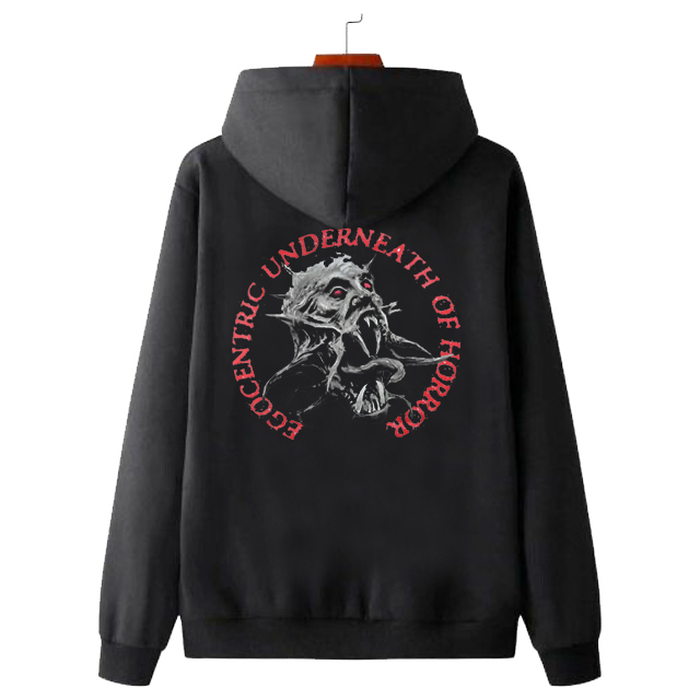 Jaket Hoodie Viscral Egocentric Underneath of Horror Hoodie Bahan Cotton Fleece | Tersedia Jumper & 