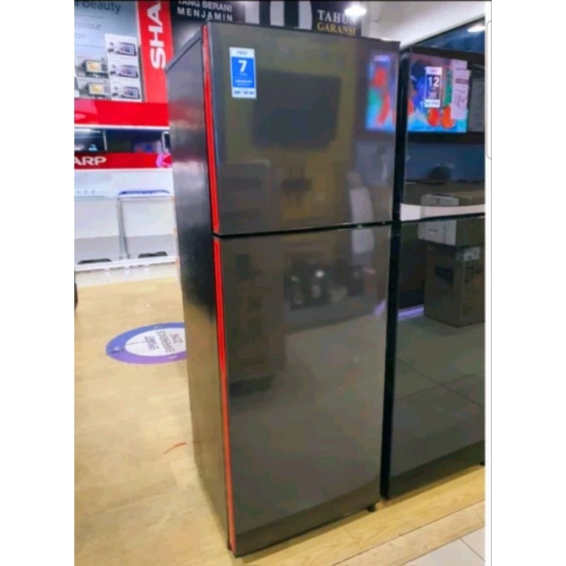 KULKAS 2 PINTU AQUA AQR D261 BS