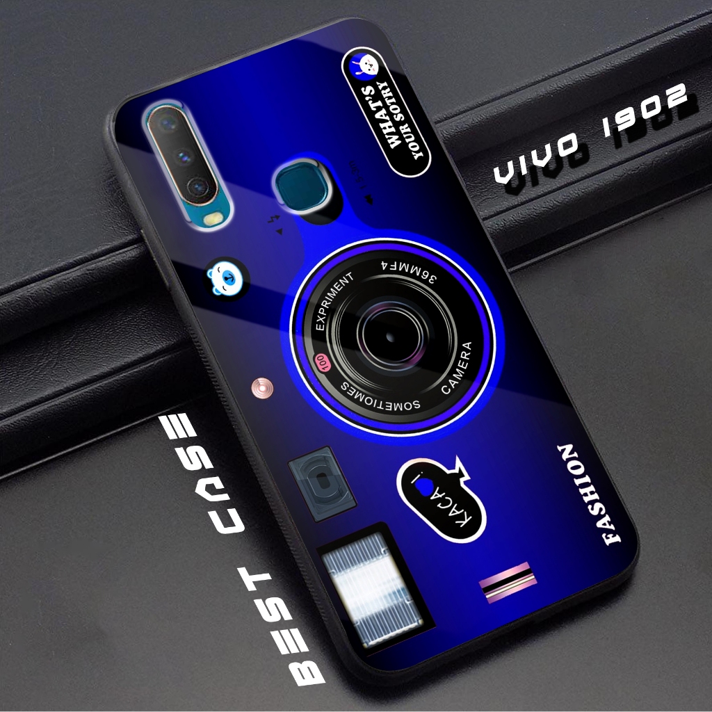 Case VIVO 1902 - Casing Hp VIVO 1902 - Motif ( CAMERA ) - Silikon Hp  VIVO 1902 - Softcase Glass Kac