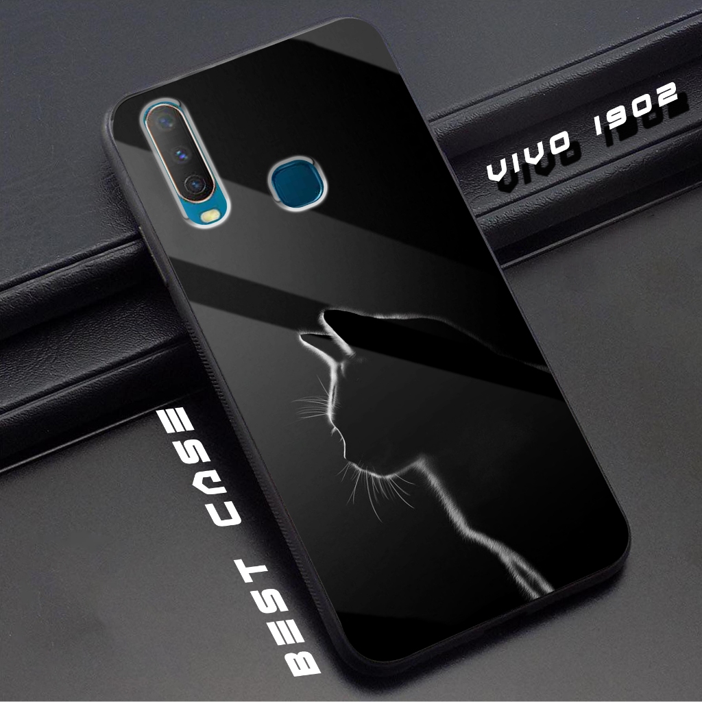 Case VIVO 1902 - Casing Hp VIVO 1902 - Motif ( KCG ) - Silikon Hp  VIVO 1902 - Softcase Glass Kaca -