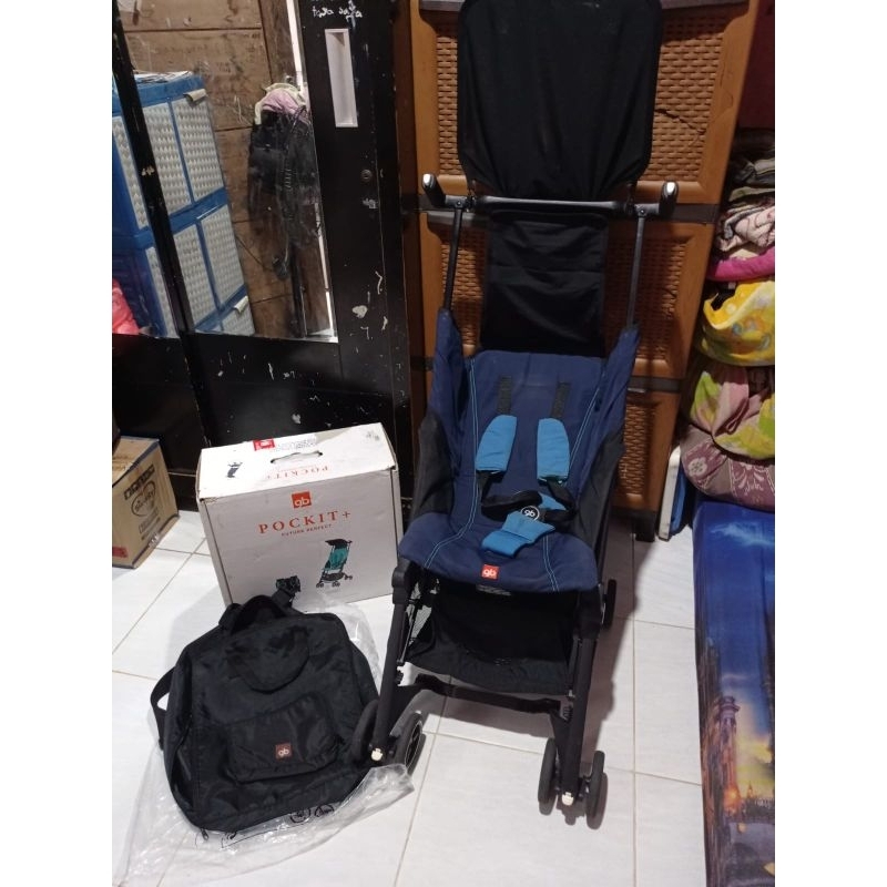 Promo Stroller GB Pockit + plus preloved sudah laundry Termurah Terlaris