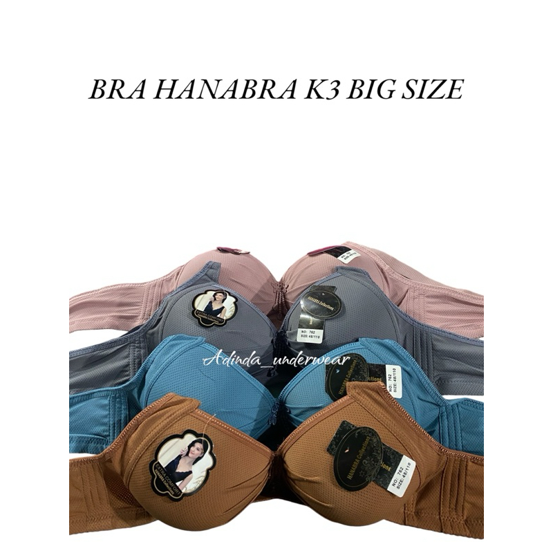 ADINDA ~ BRA HANNABRA BUSA / BH HANABRA BUSA TANPA KAWAT / BH BUSA JUMBO