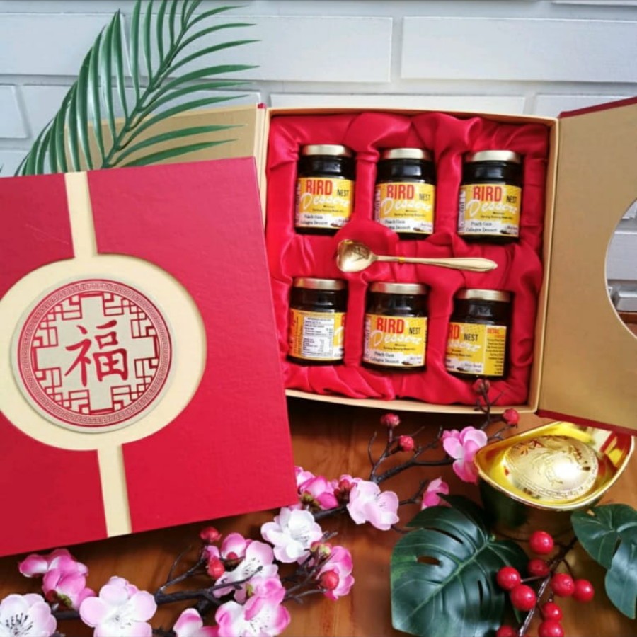 

Kado Hampers CNY IMLEK - Minuman Sarang Burung Walet - COLLAGEN CONCENTRATE Peach Gum Birds Nest