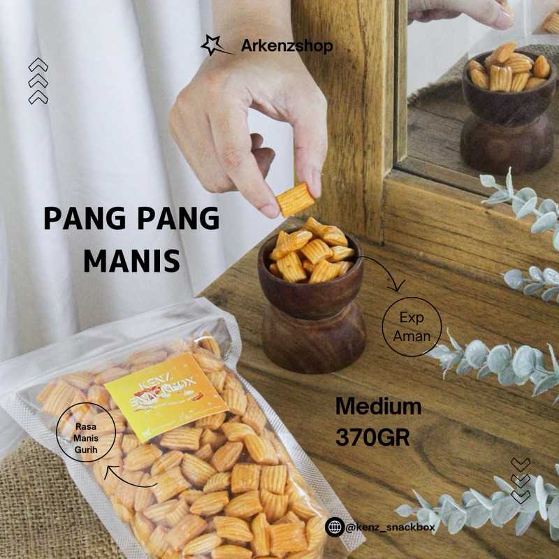 

Pang-Pang Snack Manis Gurih (M) 370gr Cemilan Camilan Kiloan Grosir Murah