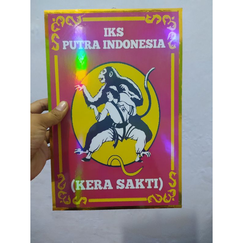 Cetak Foto Bingkai Papan Mdf 3 mm IKSPI Hologram Figura Mdf 10r 20x30cm Ikspi Hiasan Dinding Ikspi