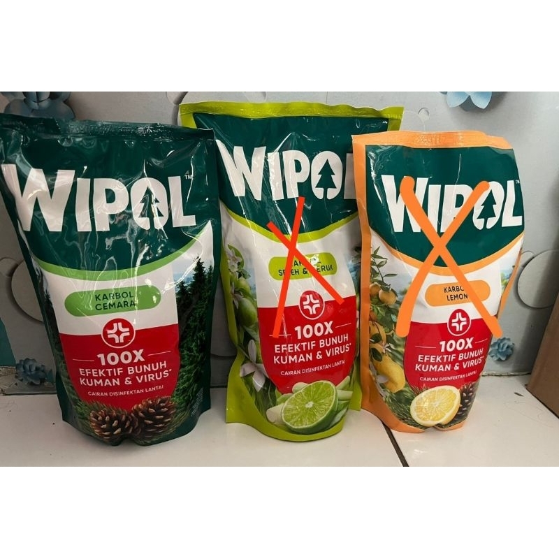 WIPOL PEMBERSIH LANTAI 750 ML / Wipol karbol cemara / pembersih lantai