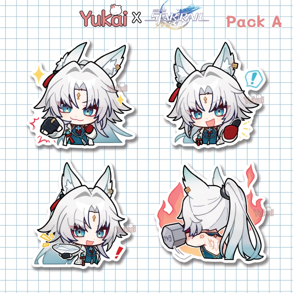 

Stiker Pack Feixiao Honkai Star Rail (HSR) Premium, Sticker Anime Waterproof