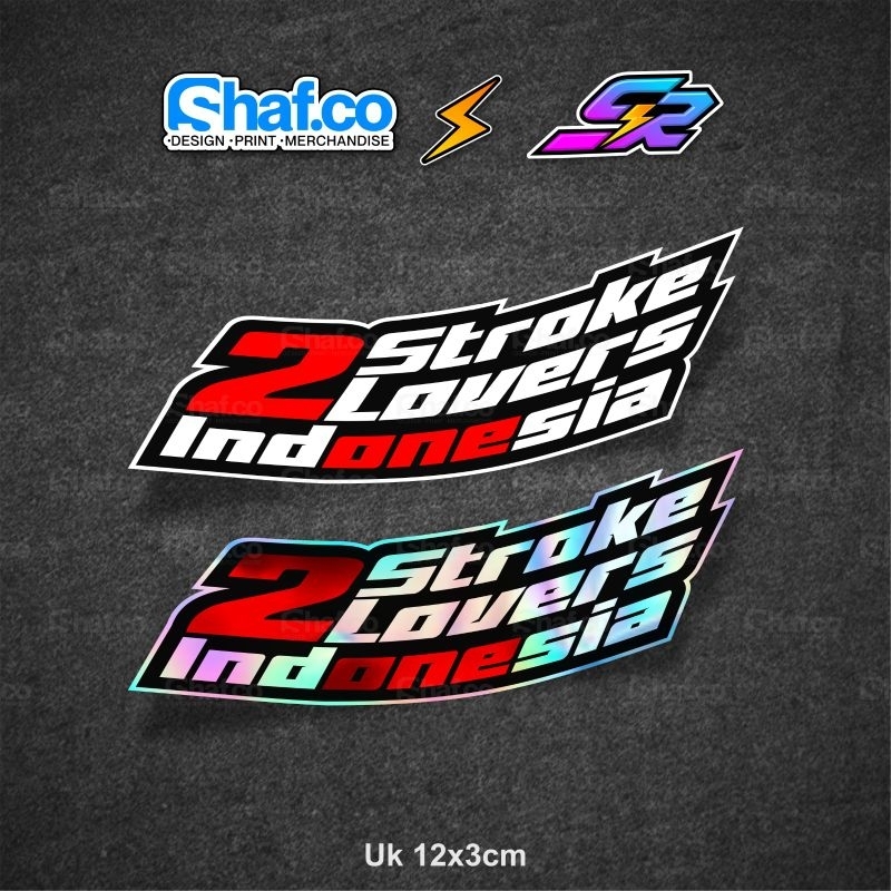 STICKER 2 STROKE LOVERS INDONESIA