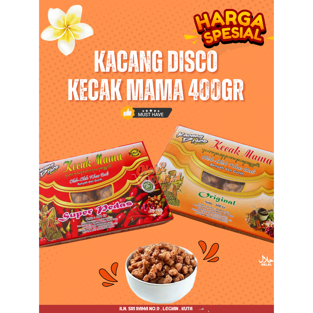 

Kacang Disco Kecak Mama 400g