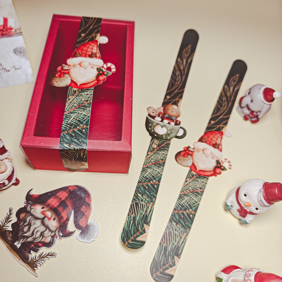 

Sticker PaperSleeve Paperbelt Sabuk toples dan kotak Christmas Natal