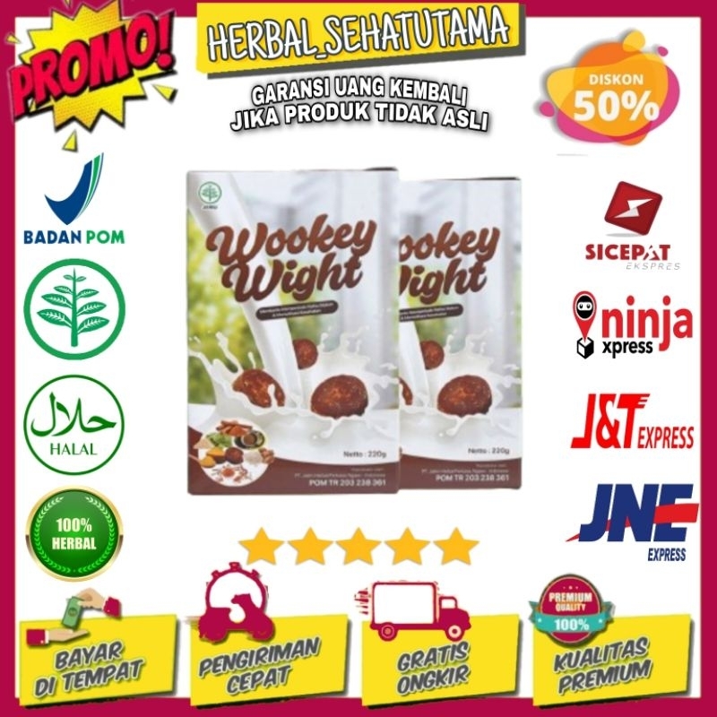 

PAKET 2 BOX WOOKEY WIGHT ORIGINAL susu penambah berat badan - WOOKEY WIGHT ASLI susu penggemuk berat badan - WOOKEY WIGHT ORIGINAL