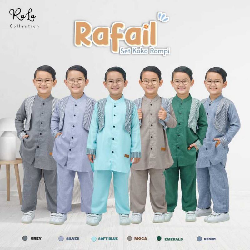 Ravela setelan koko rompi katun anak-anak & Remaja