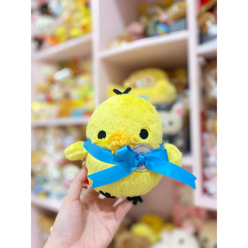Kiiroitori Bebek Rilakkuma Pita Biru Ribbon Filled Party 2022 San-X Bandai Spirit
