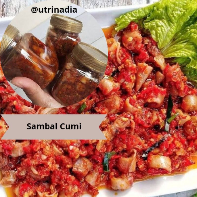

Sambal Cumi 150 gr, Makanan Rumahan Buatan Sendiri - Food