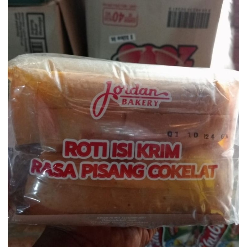 

ROTI JORDAN BAKERY ISI KRIM PISANG & KRIM COKLAT