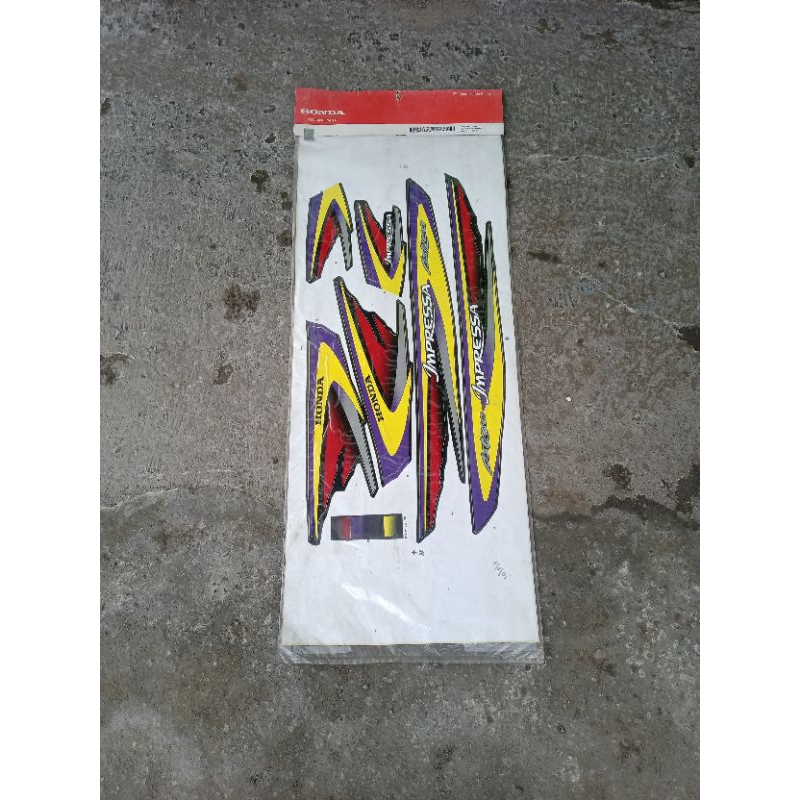 Striping Honda Astrea impressa Original AHM Honda