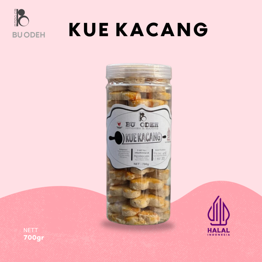 

Kue Kacang Bu Odeh Love 700g / Kucang Lov Original 700 Gr Homemade Produksi Setiap Hari