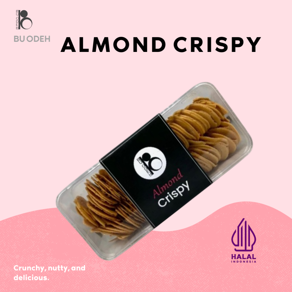 

Almond Crispy Bu Odeh - Almond Crispy Cheese -Almond Cheese Crispy Kue kering Bu Odeh