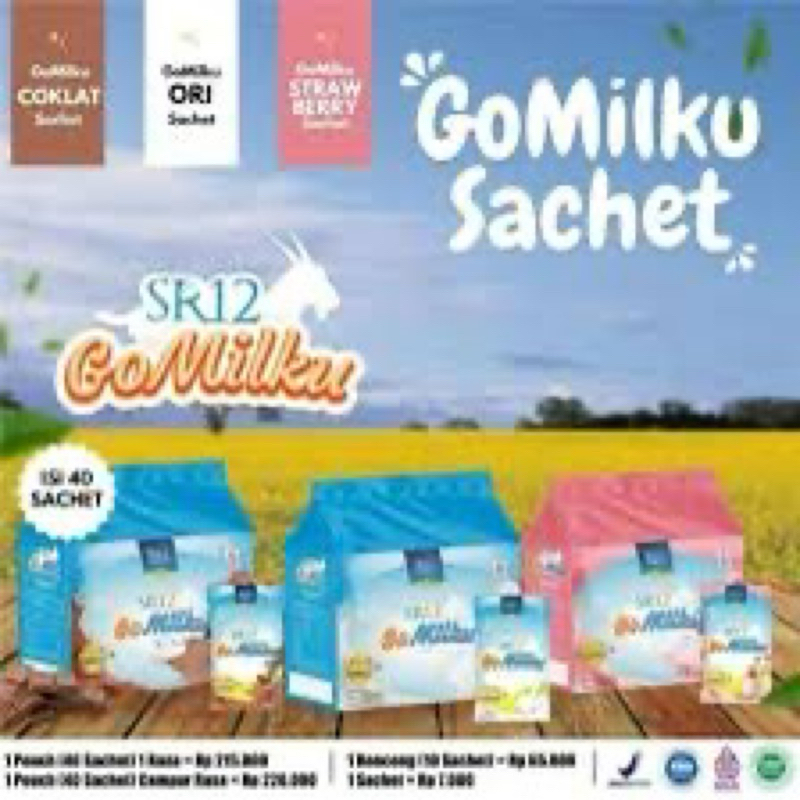 

SACHET GOMILKU PACK SACHET RENCENG / ECER