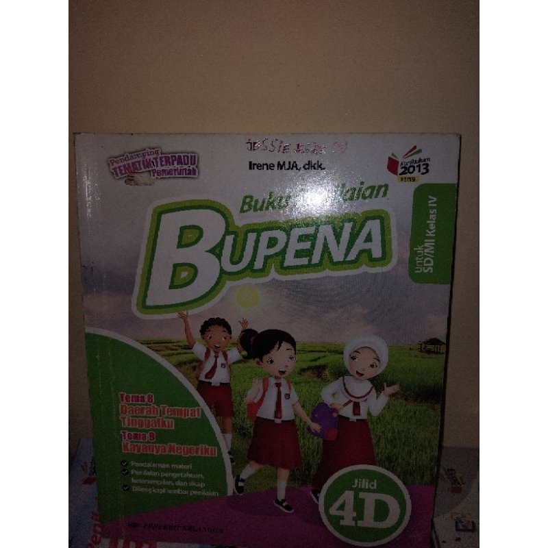 BUPENA SD KELAS 4D ORI BEKAS