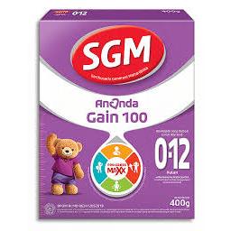 SGM Ananda Gain 100 0-12 Bulan Susu Bubuk 400 g